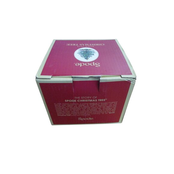 Spode Christmas Tree Demitasse Espresso Cups & Saucers Set Of 4 New In Box - Picture 10 of 16